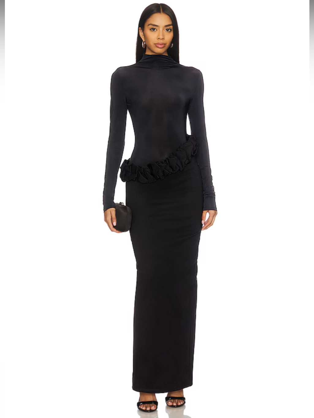 Nwt! Nbd Zohar Maxi Dress In Black